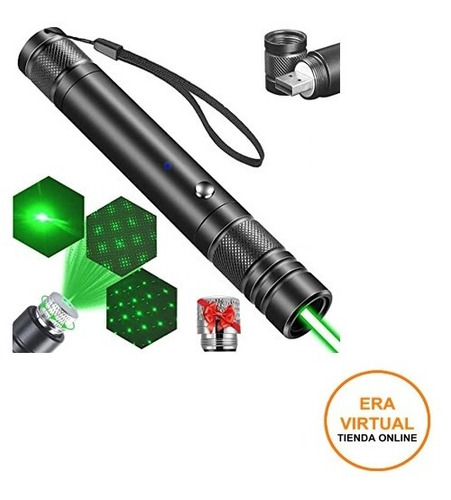 Puntero Laser Potente Multipunto Verde Recargable
