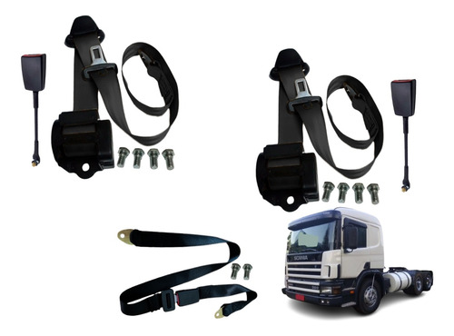 Caminhão Scania 114 Kit Cinto De Segurança 