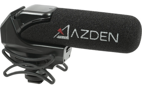 Microfone Shotgun Stereo Videomic Azden Smx-15 Dslr Cor Preto