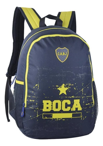Mochila Boca Juniors Licencia Oficial Deportiva Escolar