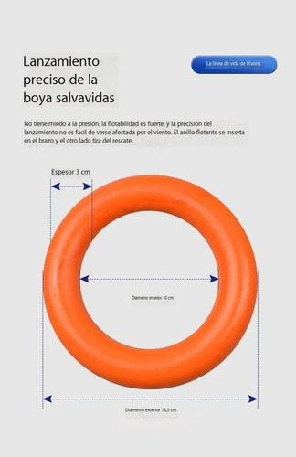 E Cuerda De Rescate, Cuerda Flotante, Salvavidas, Cuerda P