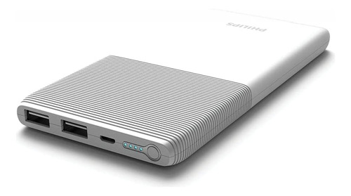 Powerbank Philips Dlp9001 Li-po 10000mah 2 Usb - Sportpolis