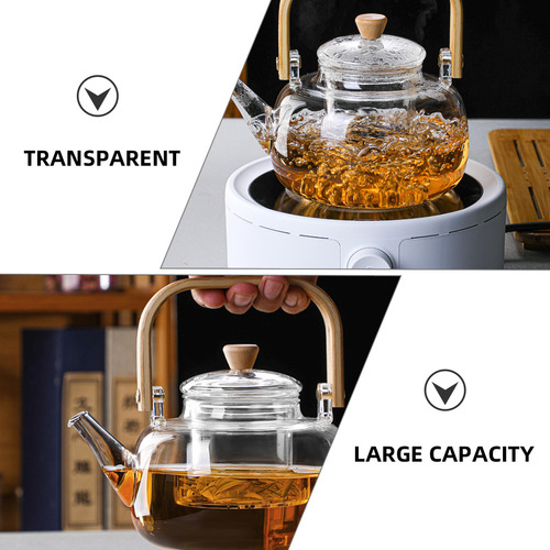 Tetera De Vidrio Multiusos, Tetera De Oficina, Té Transparen
