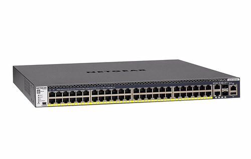 Netgear M4300-52g-poe+ 550w Psu Ethernet Network Switch