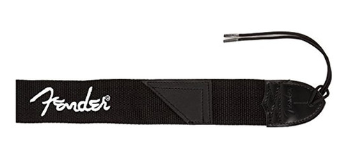 Correa Para Guitarra Fender Logo, 2in, Negra Con Logo