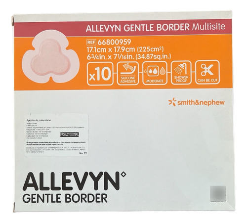 Allevyn Gentle Border Multisite (17.1cm X 17.9cm)