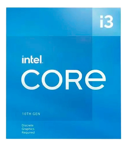 Processador Intel Core I3 10105f 3.7ghz 4.4ghz 6mb Cache