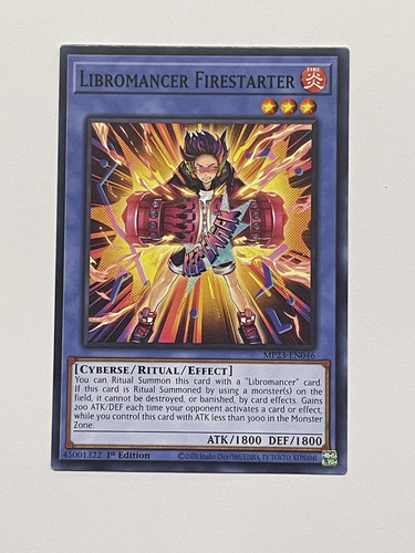 Yugioh Comun Libromancer Firestarter