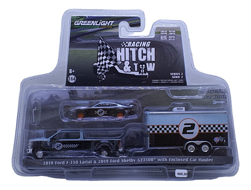 F-350 & Shelby Gt350r Gulf Oil Hitch & Tow Greenlight 1/64