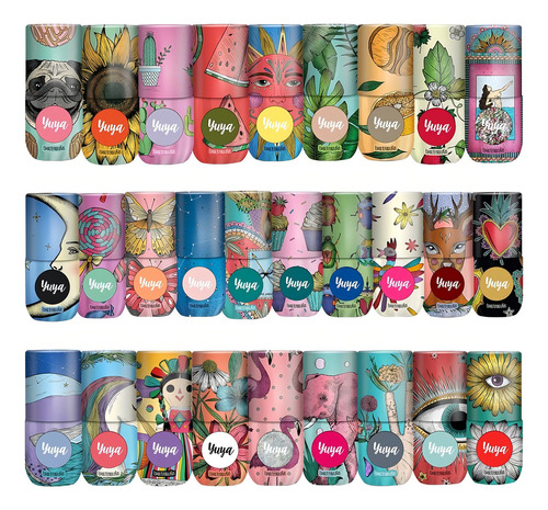 Esmaltes Para Uñas Colección Yuya 8ml Diseño 36 Tonos Color La sirena
