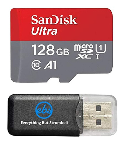 El Paquete De Tarjeta De Memoria Sandisk Ultra Micro 128gb