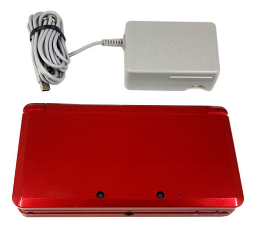 Nintendo 3ds Old Flame Red Con Juegos Y Dock De Carga Rojo (Reacondicionado)