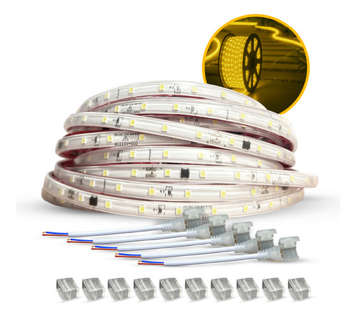 Fita Led Facile 5w 2700k Branco Quente 50 Metros Tensão Direta 60 Leds Cod: Alut148019 Alut By Avant