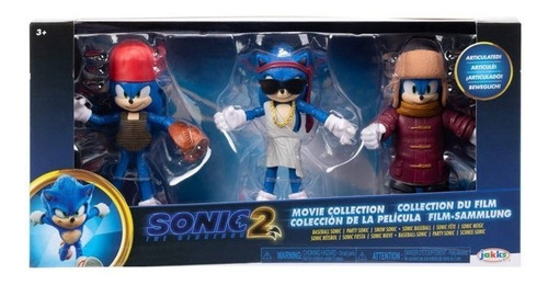 Sonic The Hedgehog 2 Figuras 10cm Colección 3pack Articulado