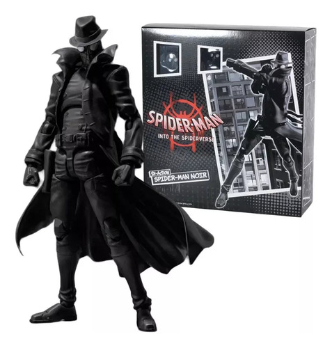 Spider-man Noir Figura De Acción Spiderverse Peter Parker