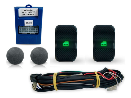 Kit Vidro Eletrico Gol Parati 4p Completo G2 - Grafite