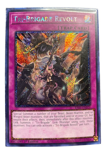 Yu-gi-oh! Tri-brigade Revolt - Platinum Secret Rare (ra01)