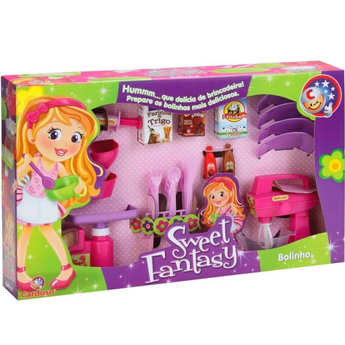 Imagem 2 de 2 de Kit Cozinha Sweet Fantasy Bolinho Divertido Cardoso