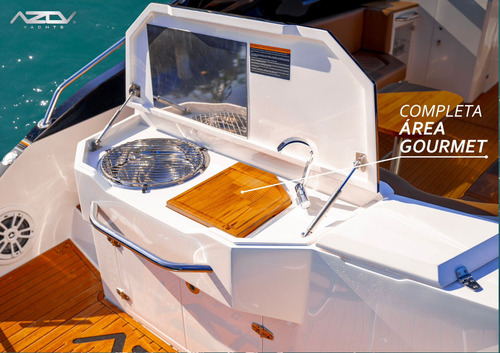 Lancha Azov Z260 Open! Navegabilidade, Espaço E Acabamento