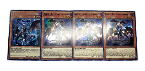 Set Malice Lady Of Lament + Alice Yugioh Inglés