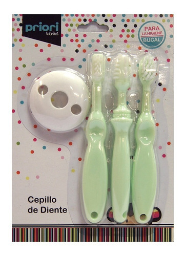 Set Mi Primer Cepillo De Diente Bebe Priori Pp1526 Babymovil