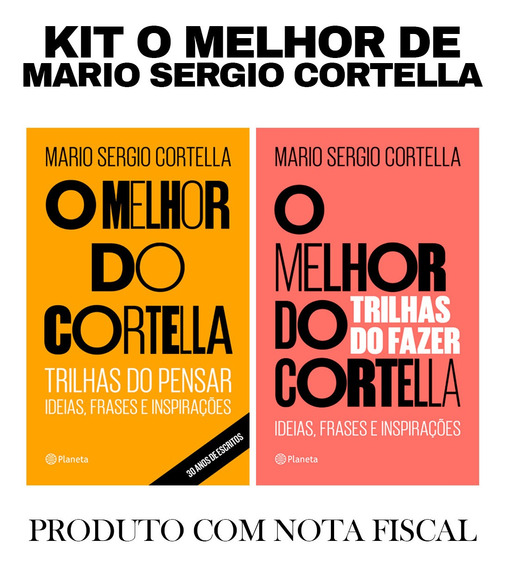 Kit O Melhor De Mario Sergio Cortella - C/ 2 Livros | Parcelamento sem juros Kit O Melhor De Mario Sergio Cortella - C/ 2 Livros | Parcelamento sem juros