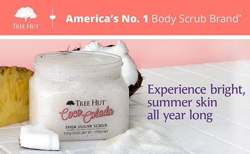Exfoliante Corporal Tree Hut Coco Colada 510g/body Scrub
