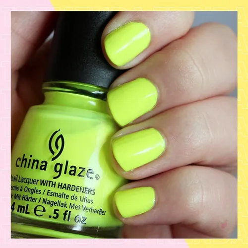 Esmalte De Uña China Glaze Yellow Polka Bikini Amarillo 14ml