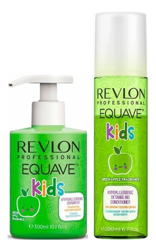 Shampoo Niñas Apple 300ml +acondic Apple 200ml Equave Revlon