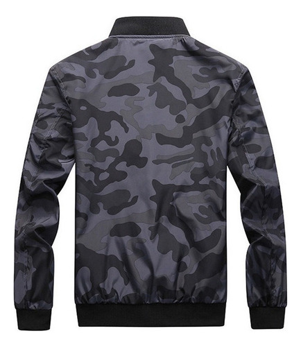 Chamarra Bomber Para Hombre Abrigo Deportivo Casual