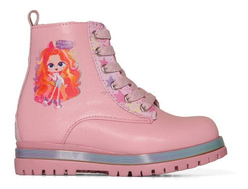 Bota Niña Distroller 96704-1-a Rosa Agujeta/cierr 16-21 Gnv®