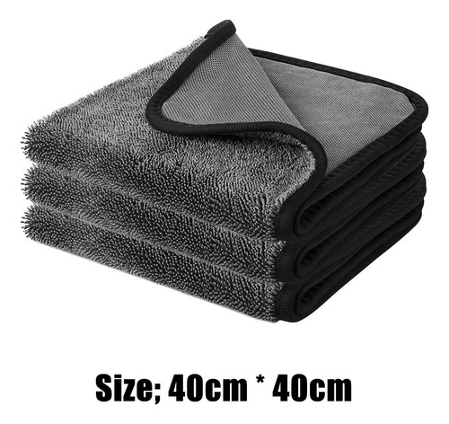 Toalla De Terciopelo Para Limpieza De Coches, 3 Unidades, Pa
