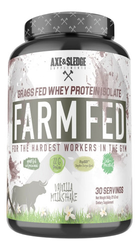 Axe & Sledge Proteina Isolate Farm Fed / 30 Serv / Low Carbs
