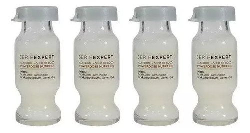 Loreal Powerdose Nutrifier Kit Ampolas Capilar 4unds X10ml