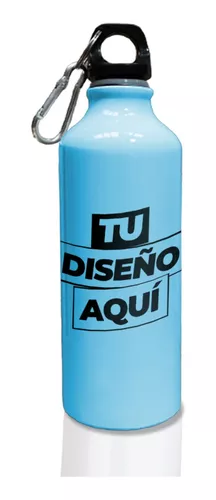 Botella aluminio 600 cc personalizada