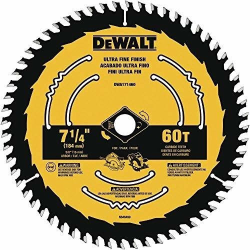 Disco De Sierra 7-1/4'' 60t Xp Corte Fino Dwa171460 Dewalt