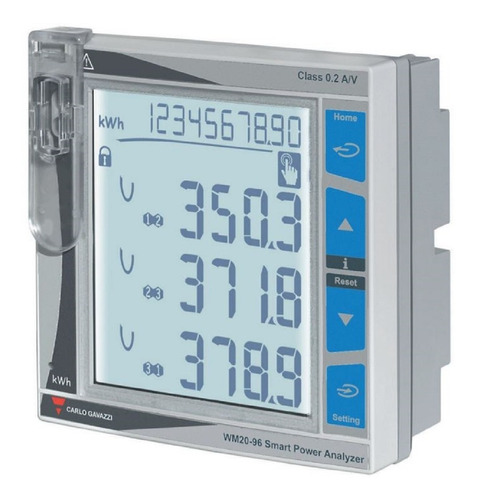 Wm20av53h Carlo-gavazzi  Analizador De Potencia Trifásico