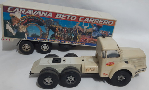 Elka Caminhão Jacare E Bau Carreta Beto Carrero * Detalhes * (Usado)