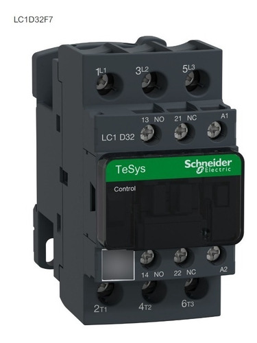 Contactor  Tesys 32amp 110vac  Lc1d32f7  Schneider Electric
