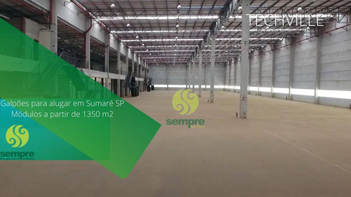 Imagem 2 de 17 de Galpão Para Alugar Em Sumaré/sp - Ga1393