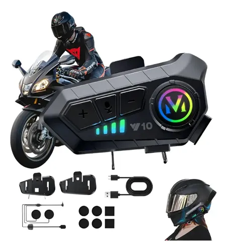 Fone De Ouvido Capacete Bluetooth Headset Rgb Sem Fio