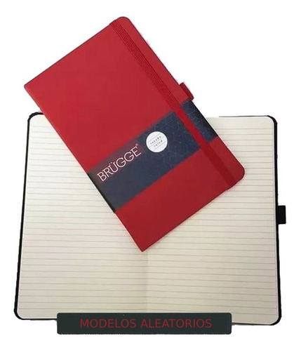 Libreta Brugge 13x21 Signa Hojas Rayadas Color Rojo