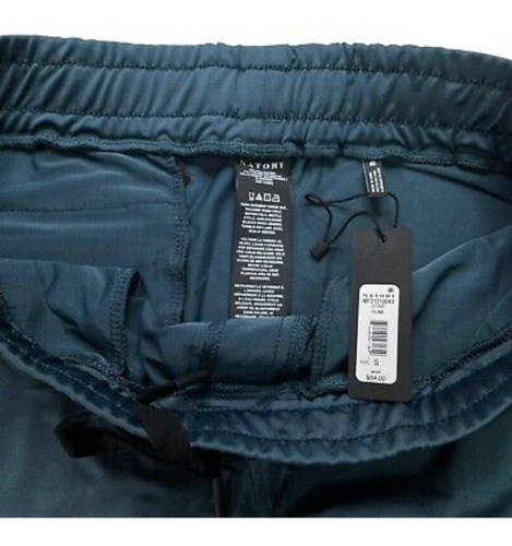 Pants Deportivo Para Correr Natori Hombre Jogger Azul
