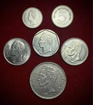 Comprar Lote X6 Monedas Venezuela Bolivar Oferta Numisgam.