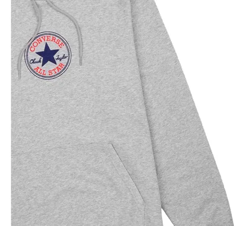 Hoodie Converse Go-to Chuck Taylor Patch-gris