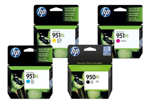 Kit Hp 950xl  951xl Originais