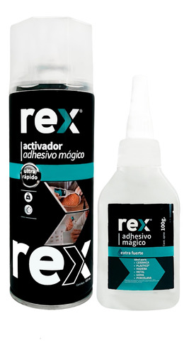 Adhesivo Magico 100gr + 400ml Activador Rex 30499