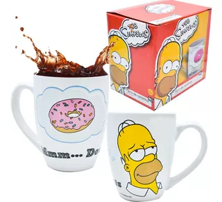 Taza Para Café Simpsons Homero Colección Caja Cerámica 500ml