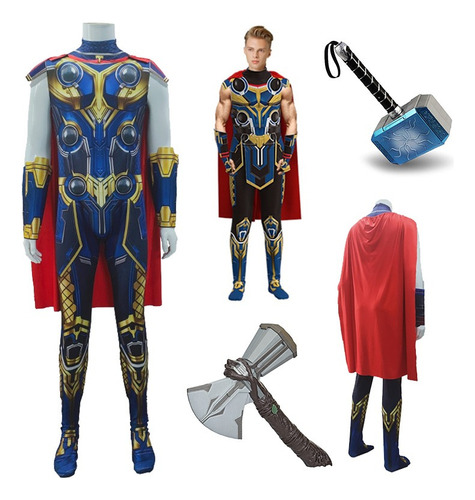 2024 Traje De Thor De 3 Piezas, Disfraz De Cosplay For Niños