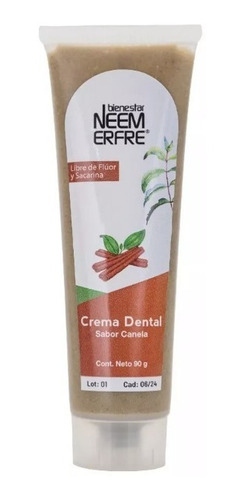 Neem Erfre Crema Dental De Canela 90 Gramos